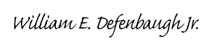William E. Defenbaugh Jr.